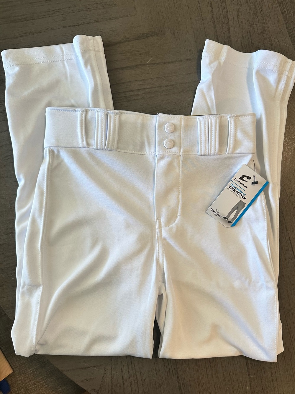 Champion Kids' White Athletic Baseball Pants - Youth Sweatpants & Joggers